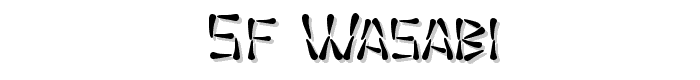 SF Wasabi font